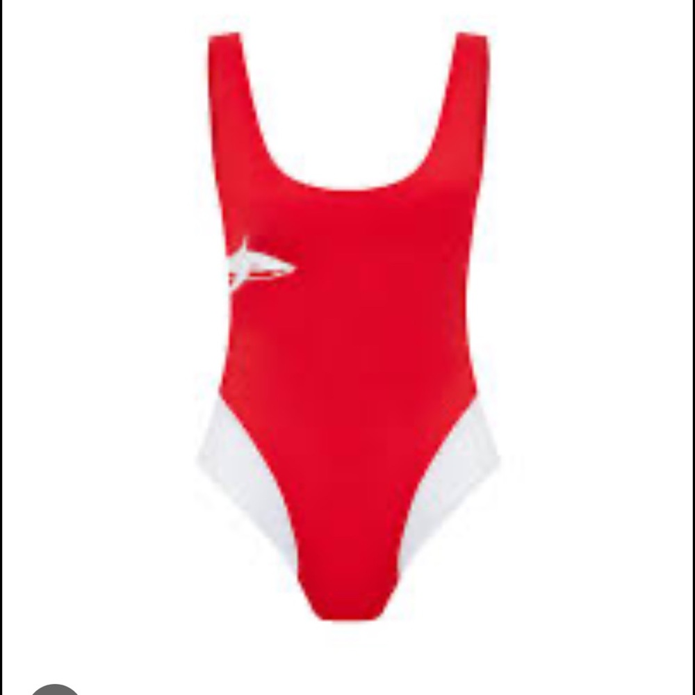 Let’s Swim stylish shark detail suit